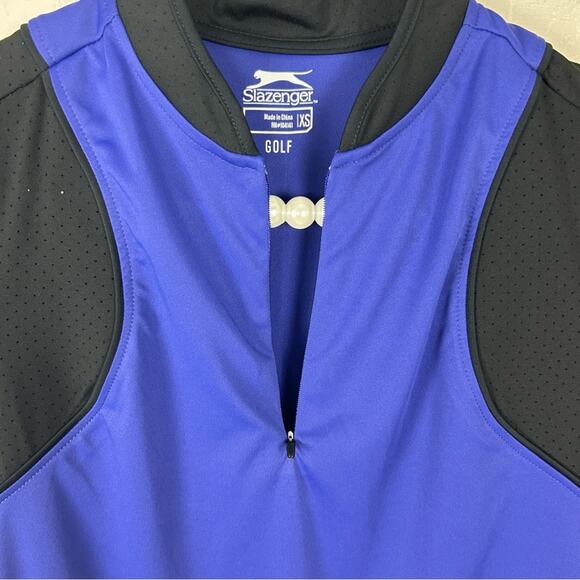 NWT Slazenger Golf Tech Perforated Polo Size XS - Picture 6 of 10